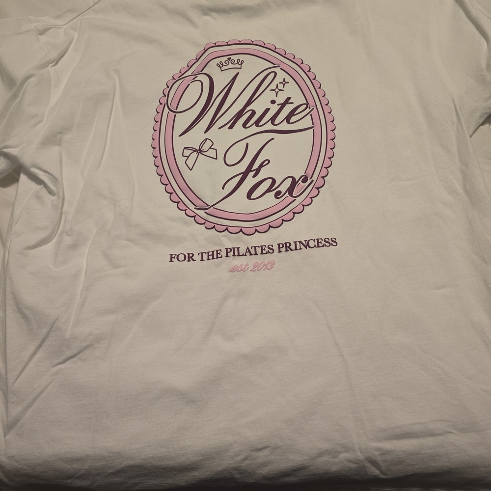 White Fox Boutique Pilates Princess Tee with Pink Accents